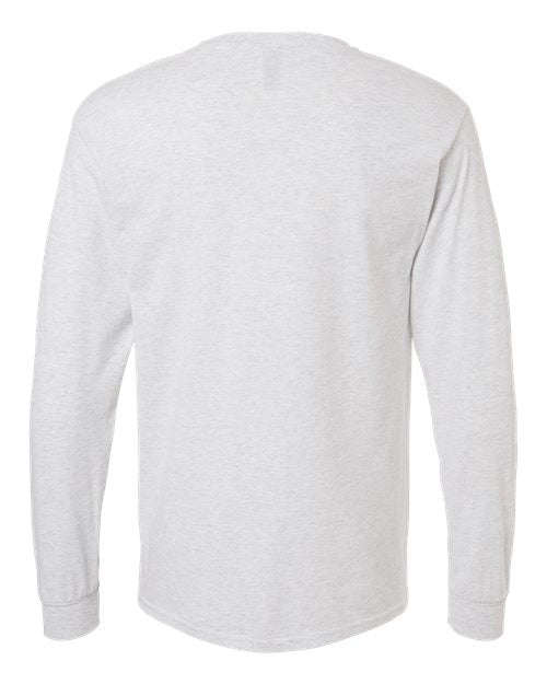Ash Grey Heavy Cotton Long Sleeve Tshirt