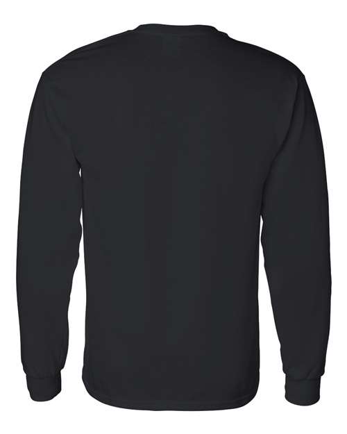 Black Heavy Cotton Long Sleeve Tshirt