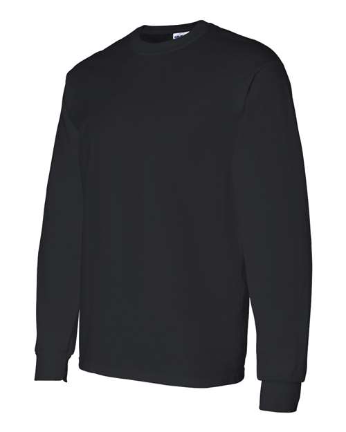 Black Heavy Cotton Long Sleeve Tshirt