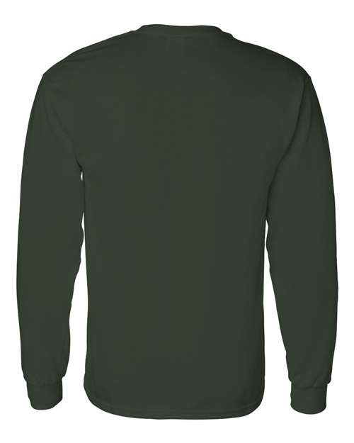 Forest Green Heavy Cotton Long Sleeve Tshirt