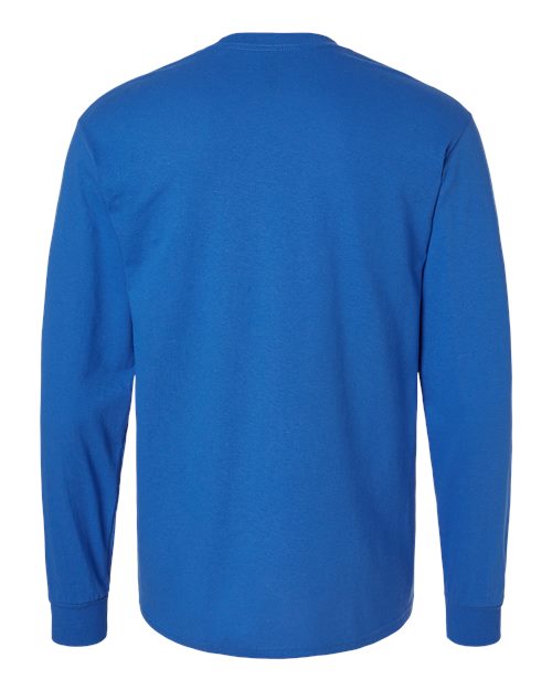 Royal Blue Heavy Cotton Long Sleeve Tshirt