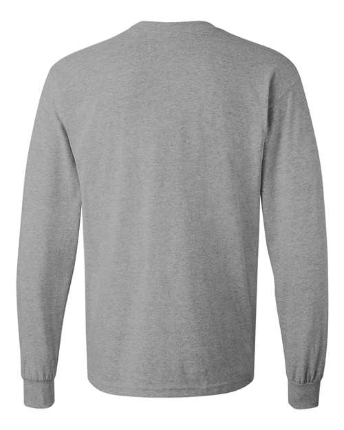 Sprots Grey Heavy Cotton Long Sleeve Tshirt