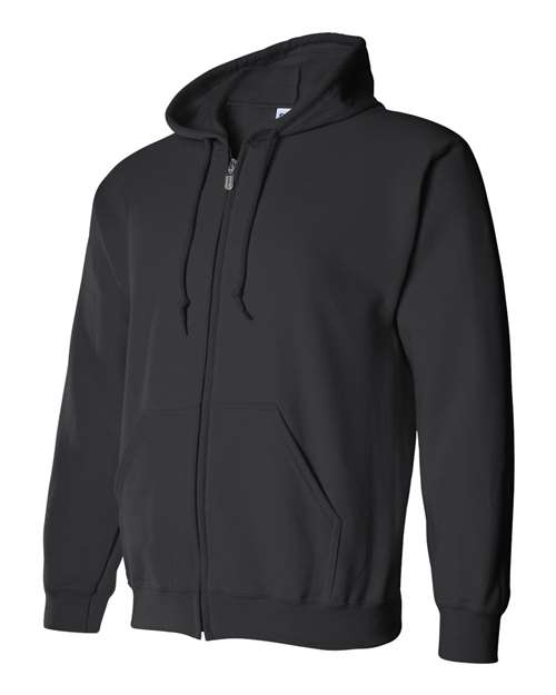 Black Full Zip Hooded Sweatshirt