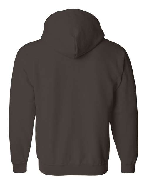 Chocolate Brown Full Zip Hooded Sweatshirt