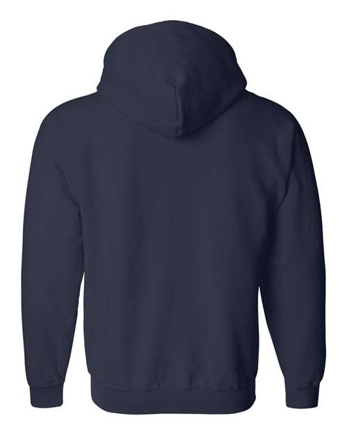 Navy Blue Full Zip Hooded Sweatshirt