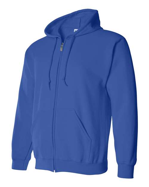Royal Blue Full Zip Hooded Sweatshirt