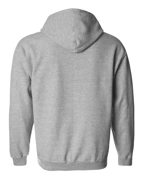 Sports Grey Full Zip Hooded Sweatshirt