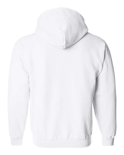 White Full Zip Hooded Sweatshirt
