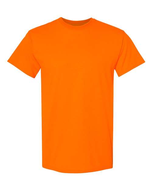 Neon Orange Heavy Cotton Tshirt