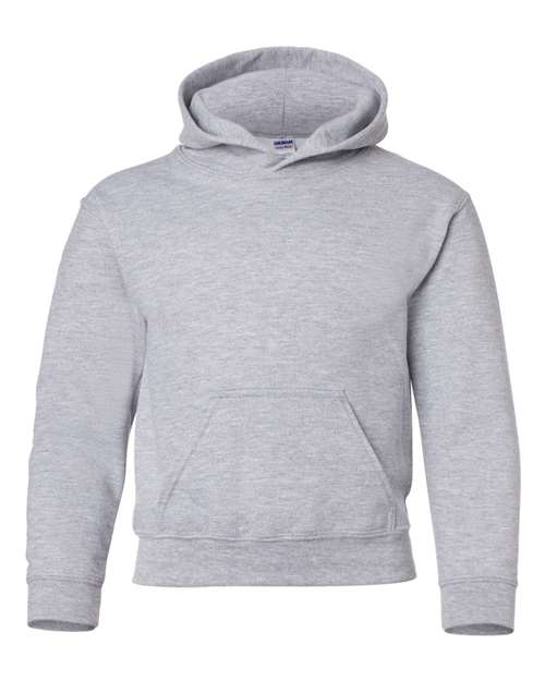 Sports Grey Youth Heavy Blend Hooded Sweatshirt