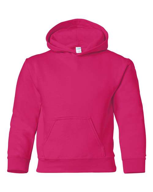 Heliconia Pink Youth heavy Blend Hooded Sweatshirt
