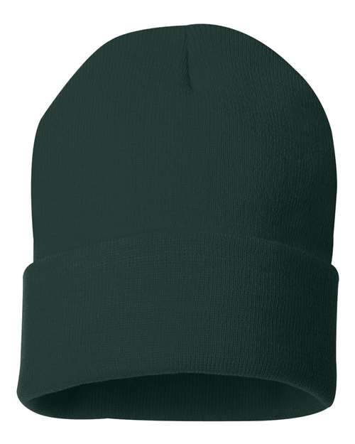 Forest Green Beanie Hat