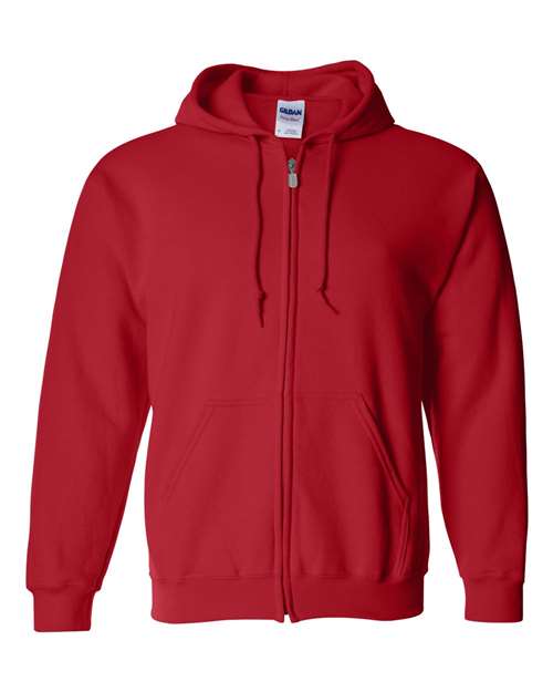 Red Full Zip Sweatshirt