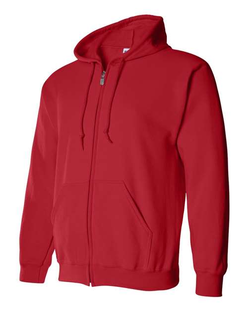 Red Full Zip Sweatshirt