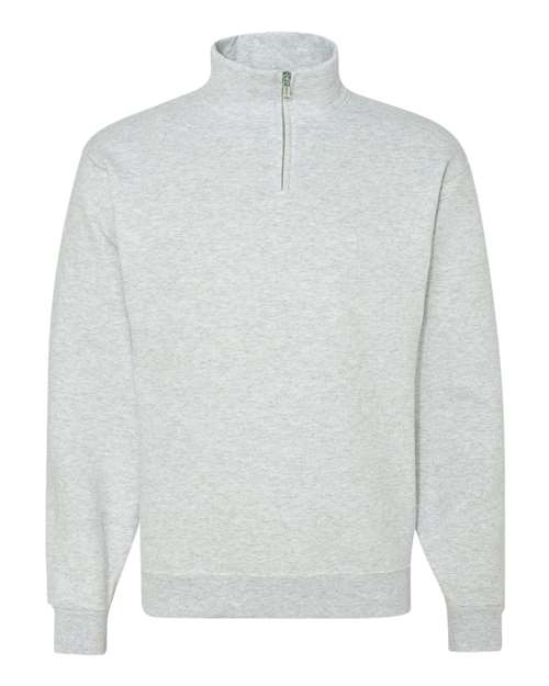 Ash Grey Quarter-Zip Sweatshirt