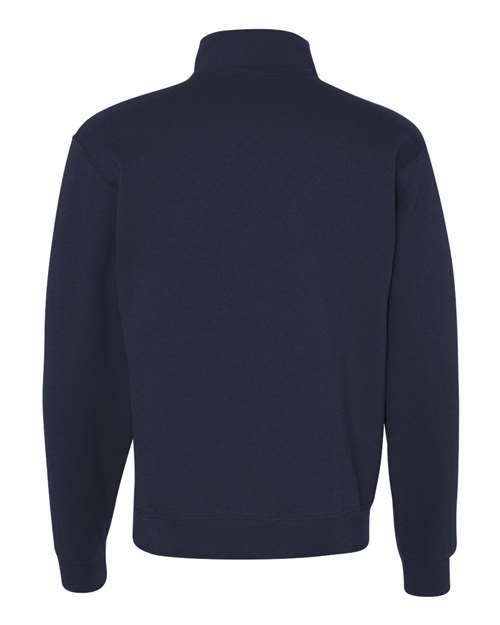 Navy Blue Quarter-Zip Sweatshirt