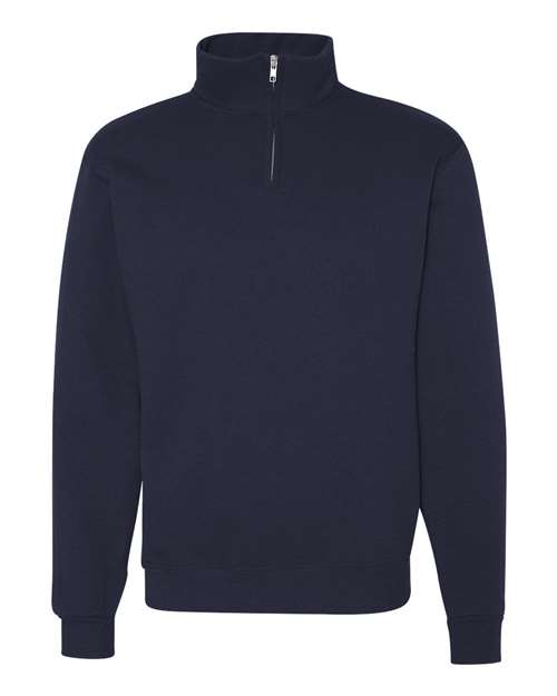 Navy Blue Quarter-Zip Sweatshirt