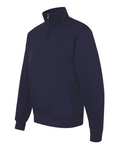 Navy Blue Quarter-Zip Sweatshirt