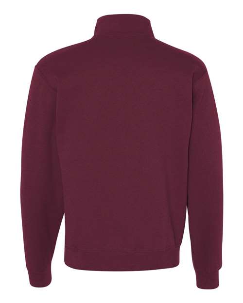 Burgundy Quarter-Zip Sweatshirt