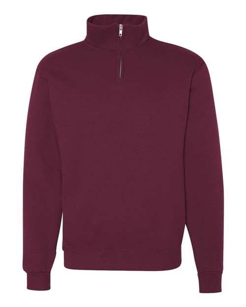 Burgundy Quarter-Zip Sweatshirt