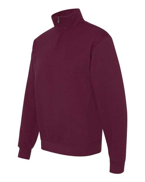 Burgundy Quarter-Zip Sweatshirt