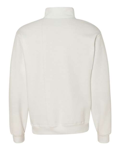 White Quarter-Zip Sweatshirt