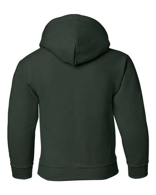 Forest Green Youth heavy Blend Hooded Sweatshirt