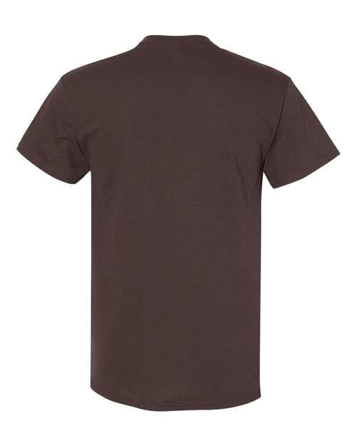 Dark Chocolate Brown Heavy Cotton Tshirt