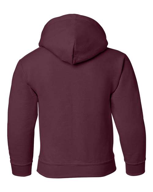 Burgundy Youth heavy Blend Hooded Sweatshirt