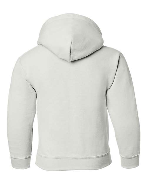 White Youth Heavy Blend Hooded Sweatshirt