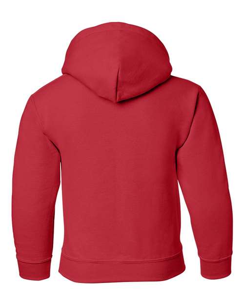 Red Youth Heavy Blend Hooded Sweatshirt