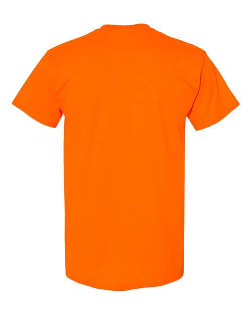 Neon Orange Heavy Cotton Tshirt