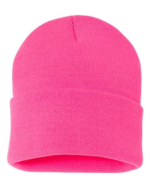 Neon Pink Beanie Hat