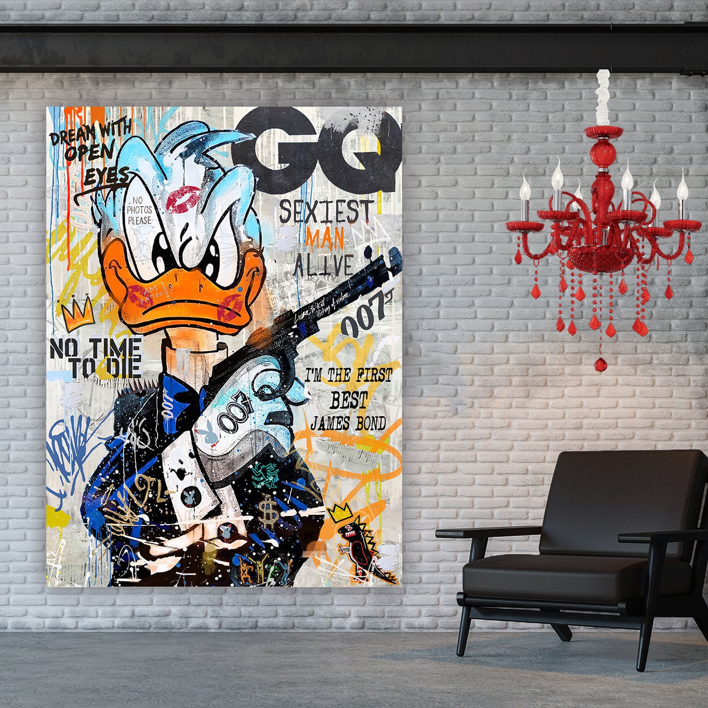 GQ Duck - 5 DONALD JAMES BOND MOCKUP 3