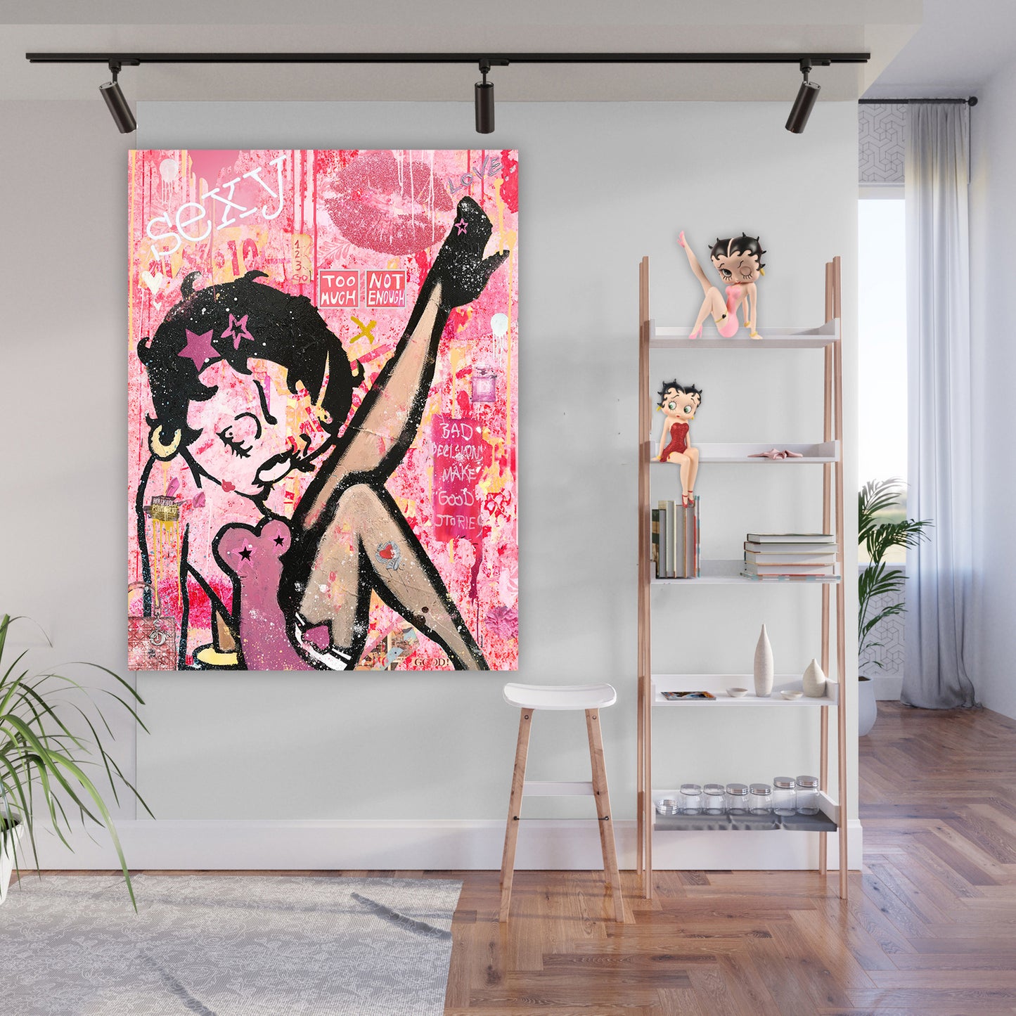 TOO Much OR NOT Enough - Cartoon Canvas