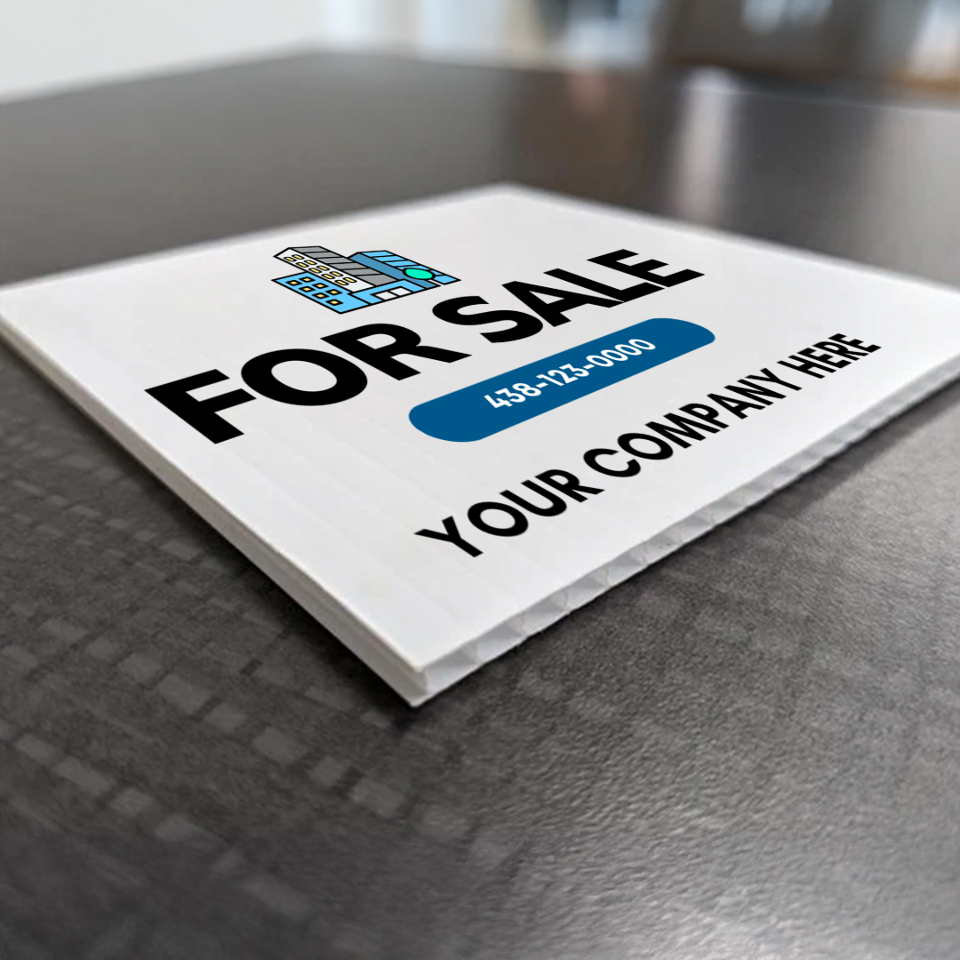 Custom Coroplast Sign