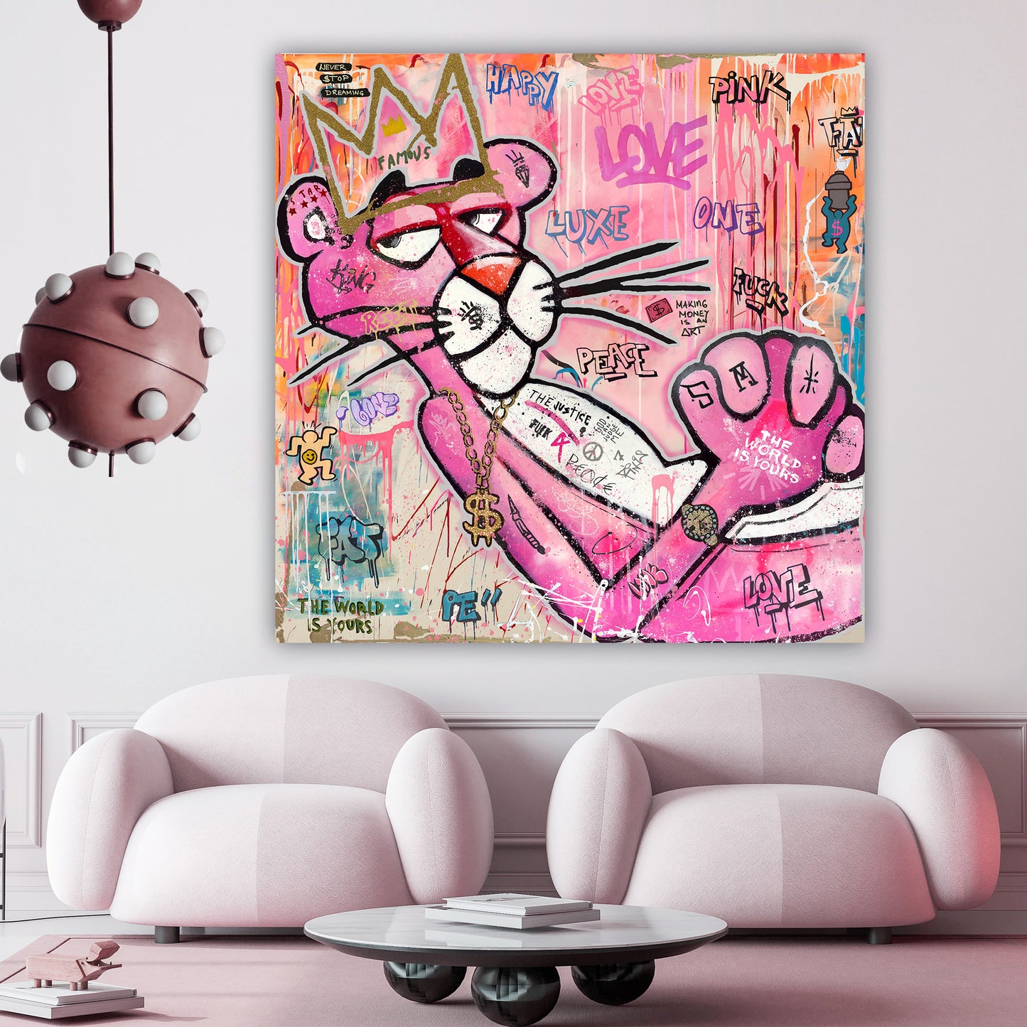 Never Stop Dreaming - Cartoon Canvas