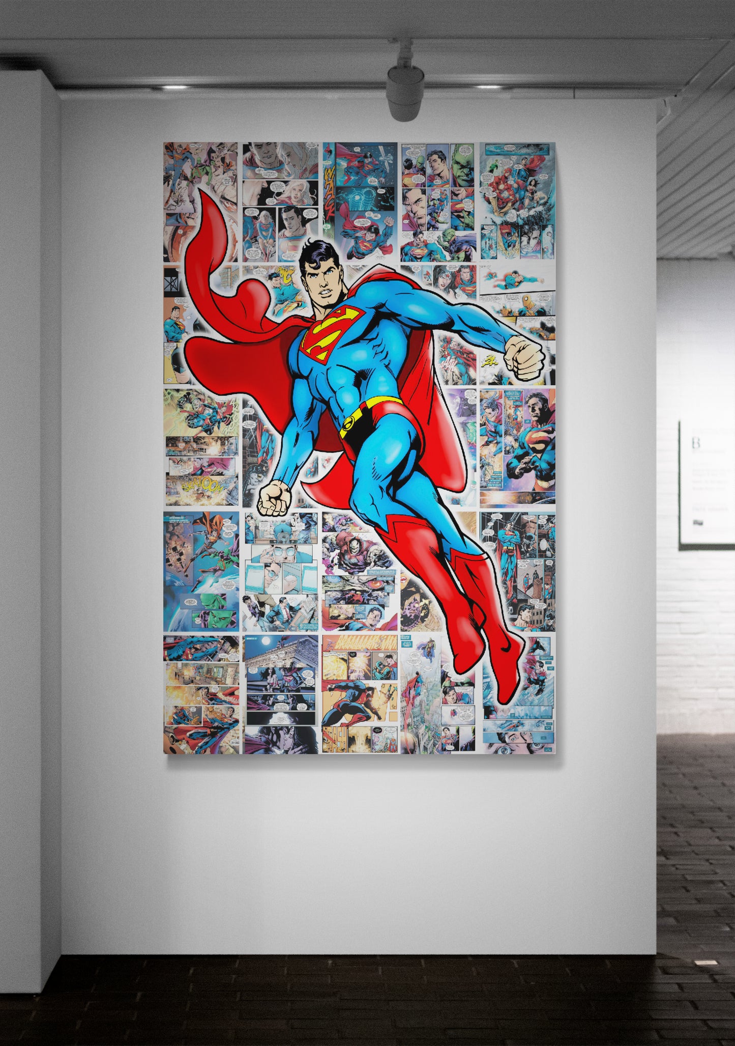 MAN OF Steel - Cartoon Canvas