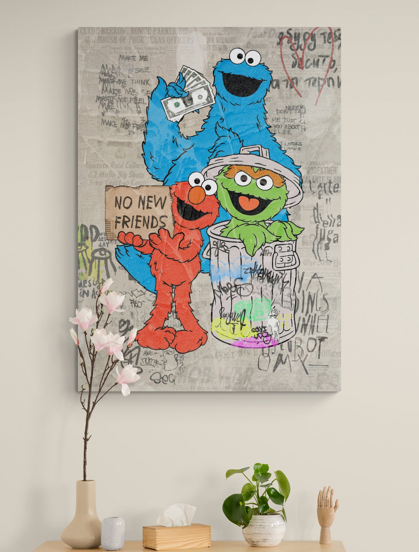 NO NEW Friends - Room 3-Elmo&Gang