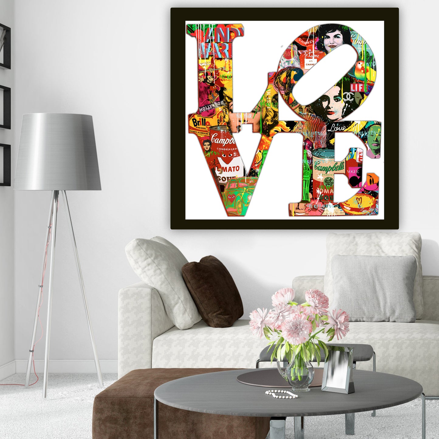 Love Letters Pop Art - Home Wall Decor