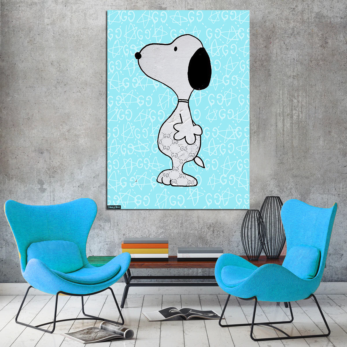 Snoopy Blue