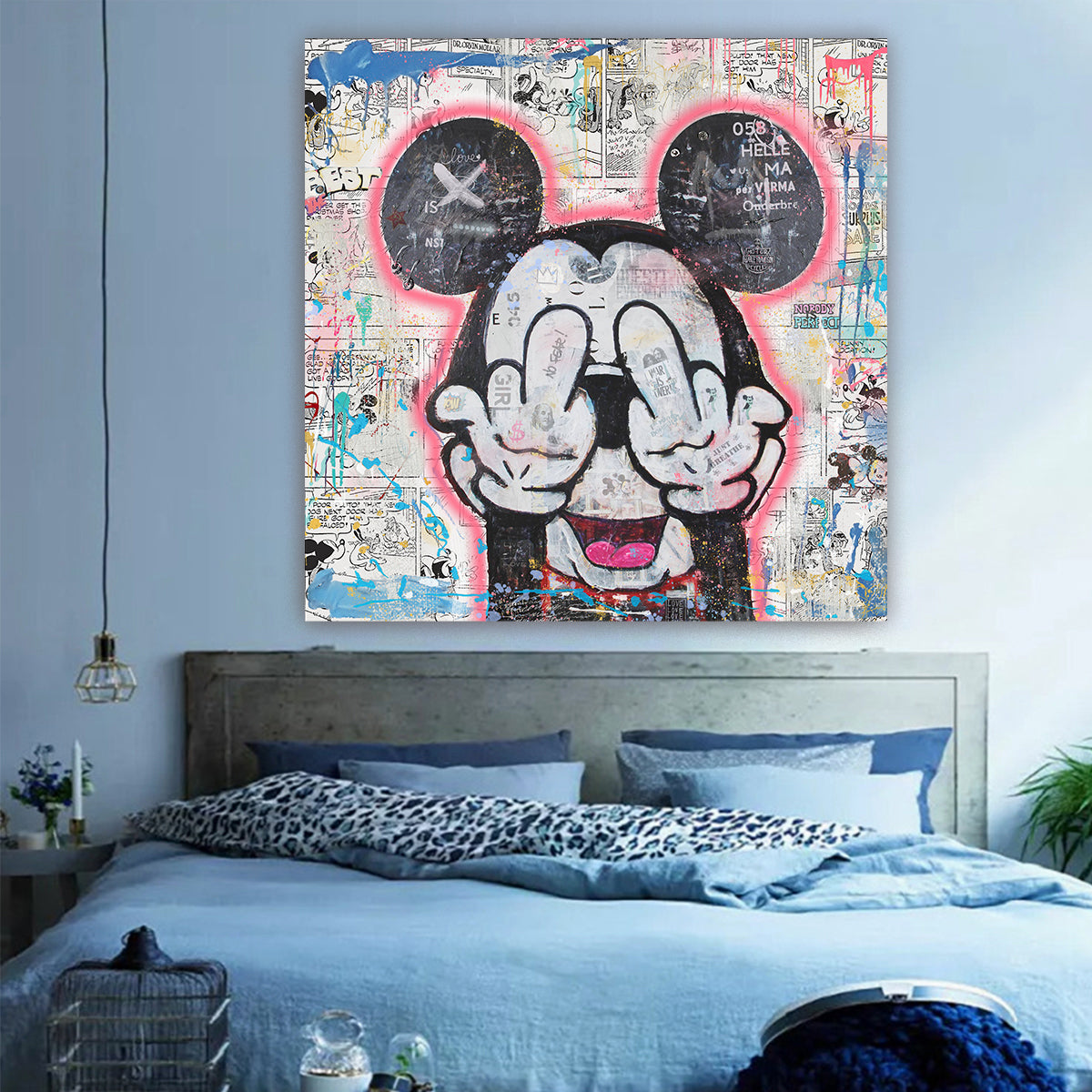 Mickey Mouse " Fuck Off "