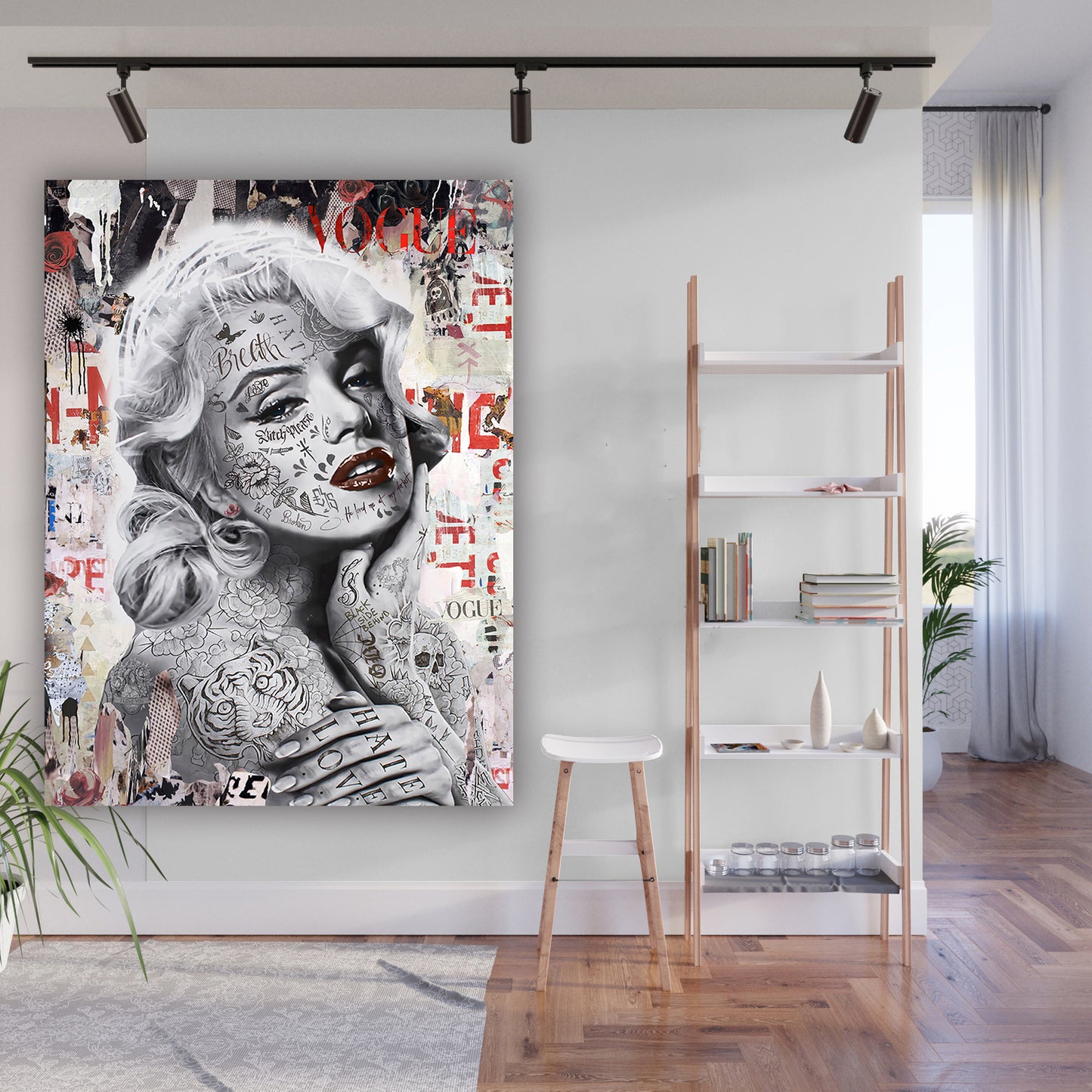 Monroe'S Dream - Movie Stars Canvas