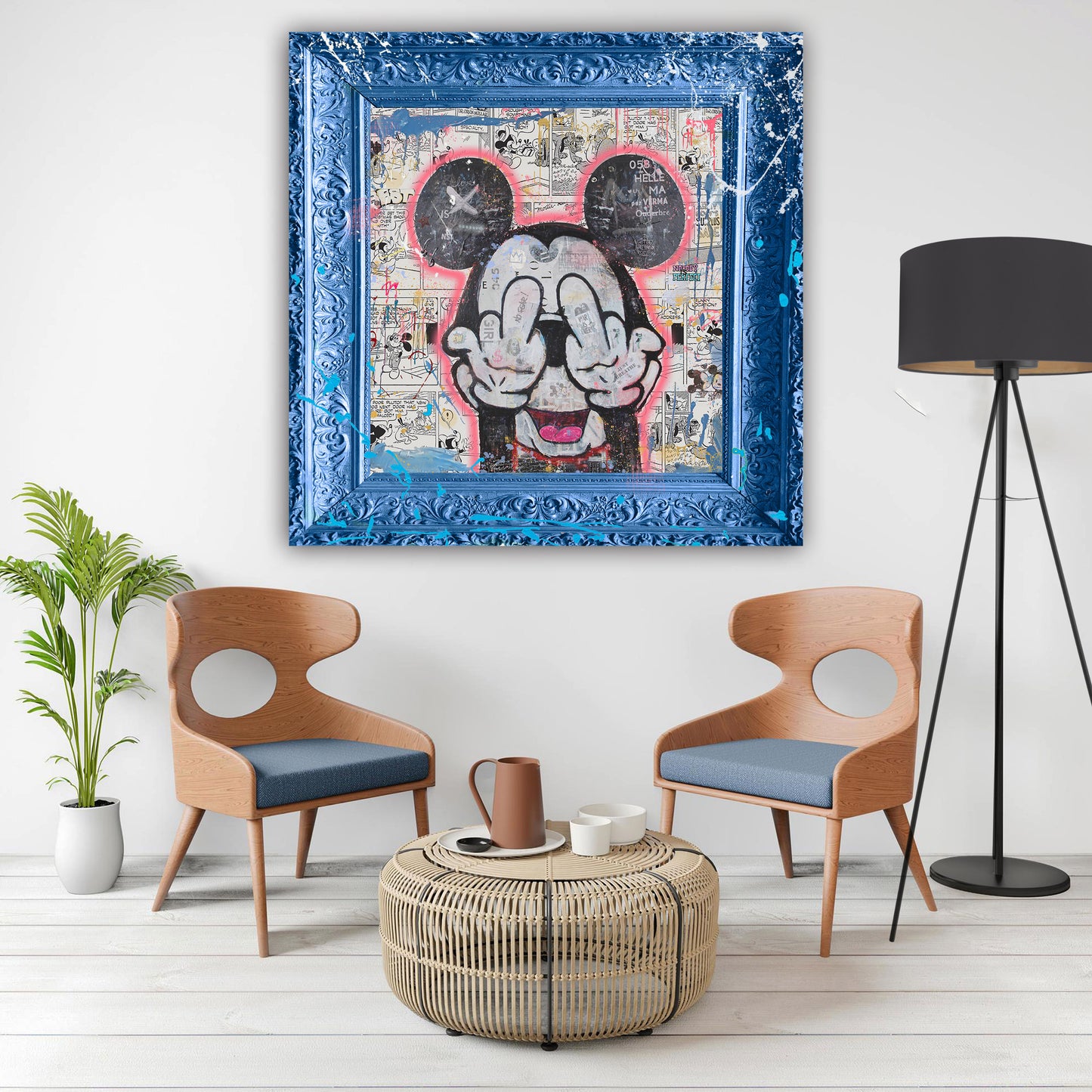 Mickey Mouse " Fuck Off "
