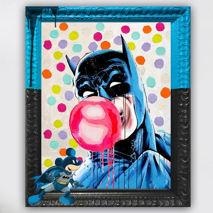 Bat Man " BUBBLE GUM HERO "