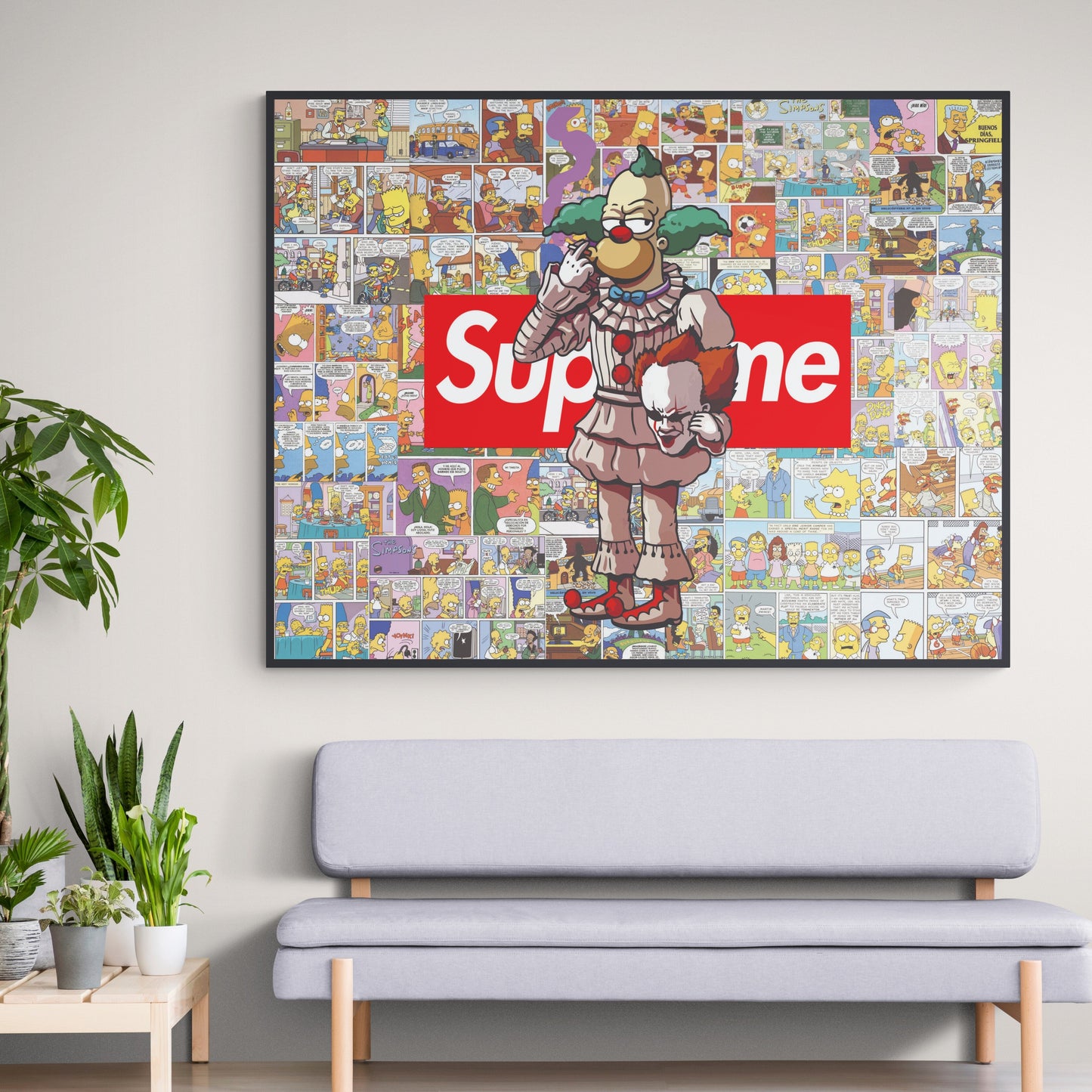 Comic Krusty Canvas Art