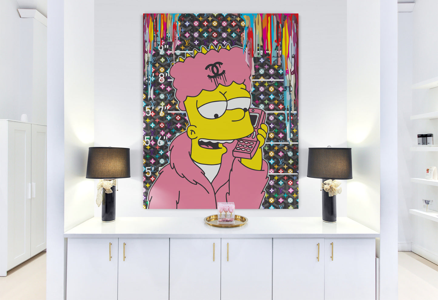 Bart x Cameron Drippy Original Canvas