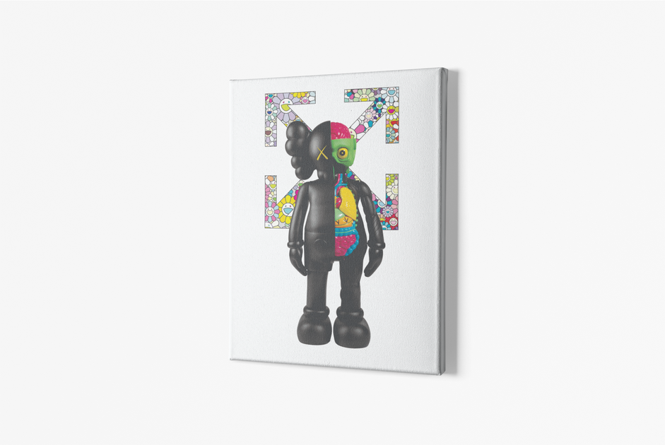 Kaws / Louis Vuitton Collaboration Canvas ( Not Paper Poster ) for