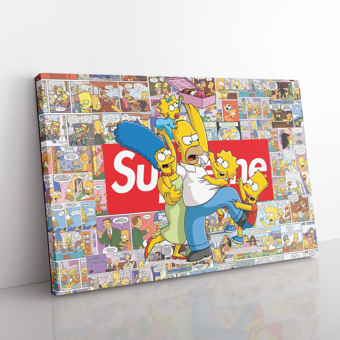 Comic Simpsons Canvas Art