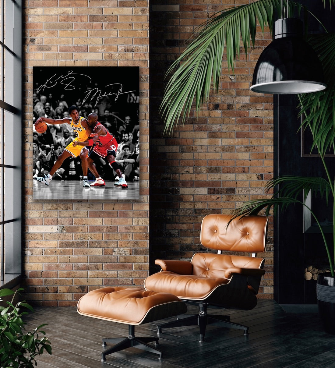 Jordan x Kobe Canvas Art Legends
